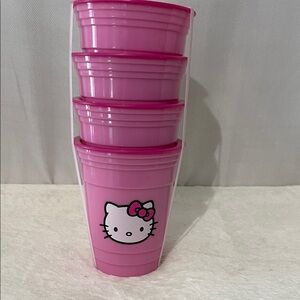 Hello Kitty Vibrant Pink Tumbler Set
